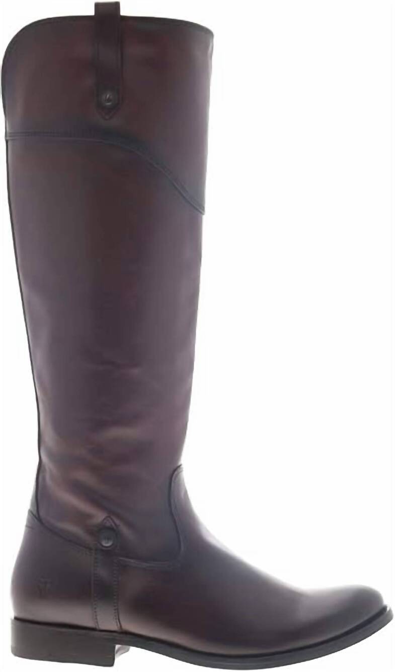 NEW FRYE women's melissa boot in redwood